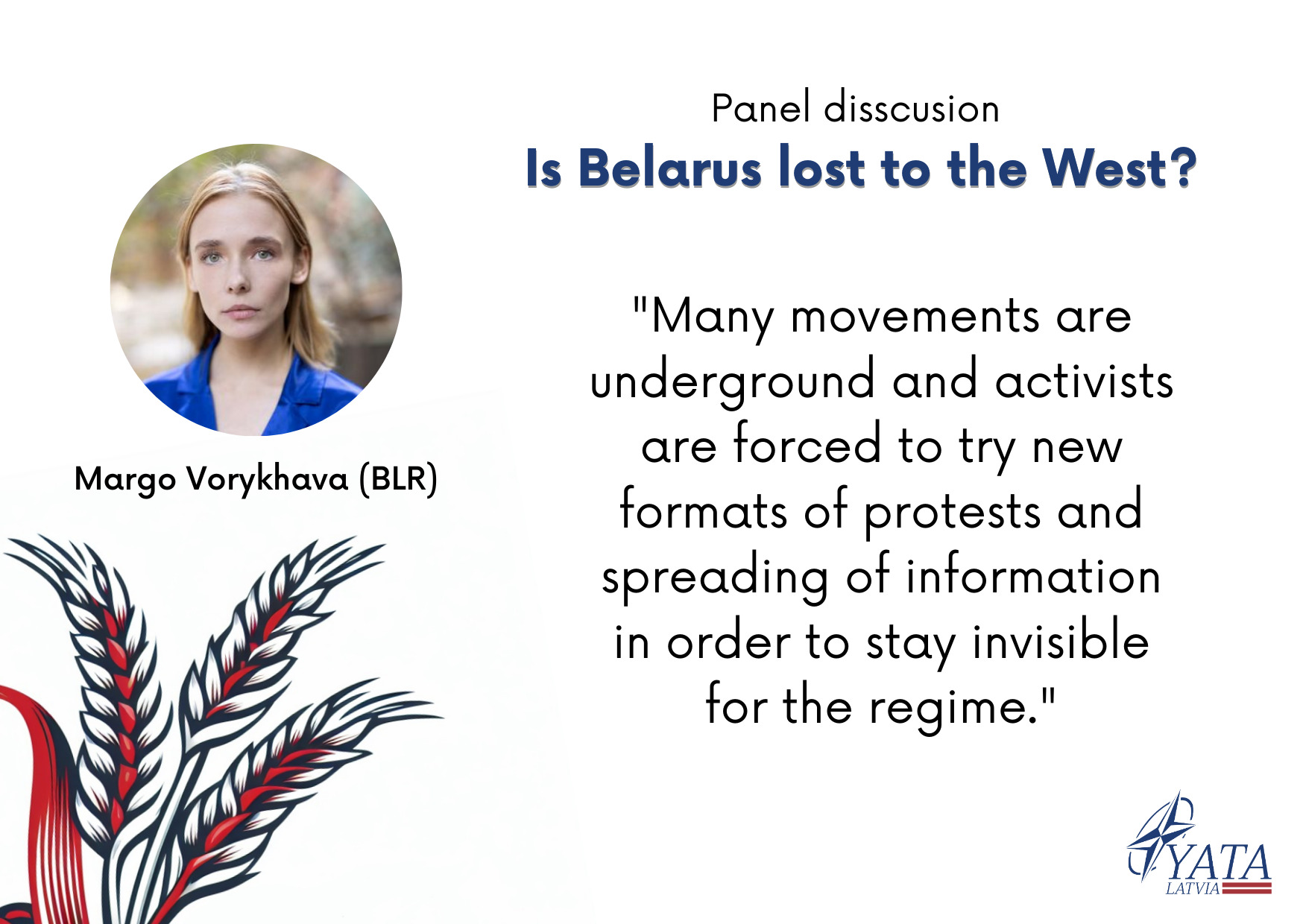 Atskats uz paneļdiskusiju “vai Baltkrievija ir pazudusi rietumiem?”