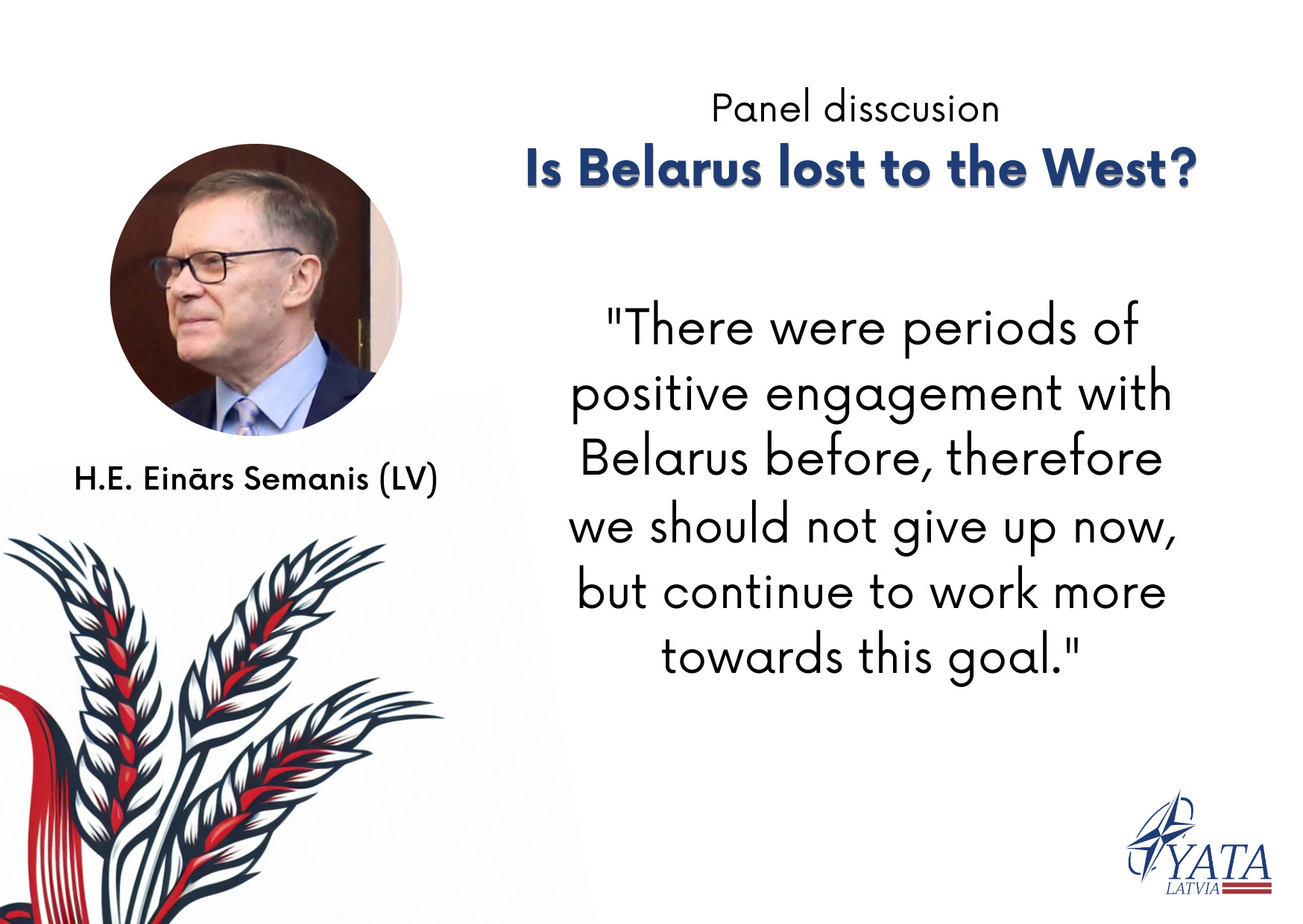 A look back at the panel discussion “Is Belarus lost to the West?”